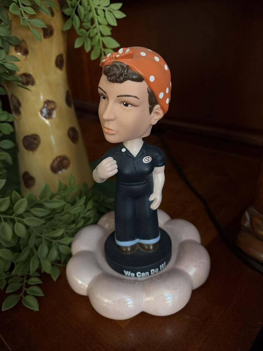 Rosie the Riveter We Can Do It! Bobblehead Figurine